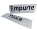 Adesivo Puxe  / Empurre