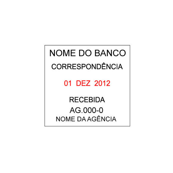 Carimbo Correspondência Recebida