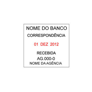 Carimbo Correspondência Recebida