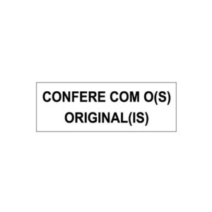 Carimbo Confere Original - Retangular